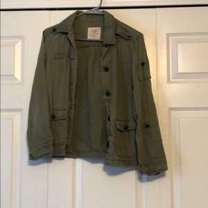 AE  Olive Military Cardigan